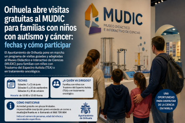 Un museo de Alicante abre dos jornadas gratuitas para familias con niños con autismo y cáncer