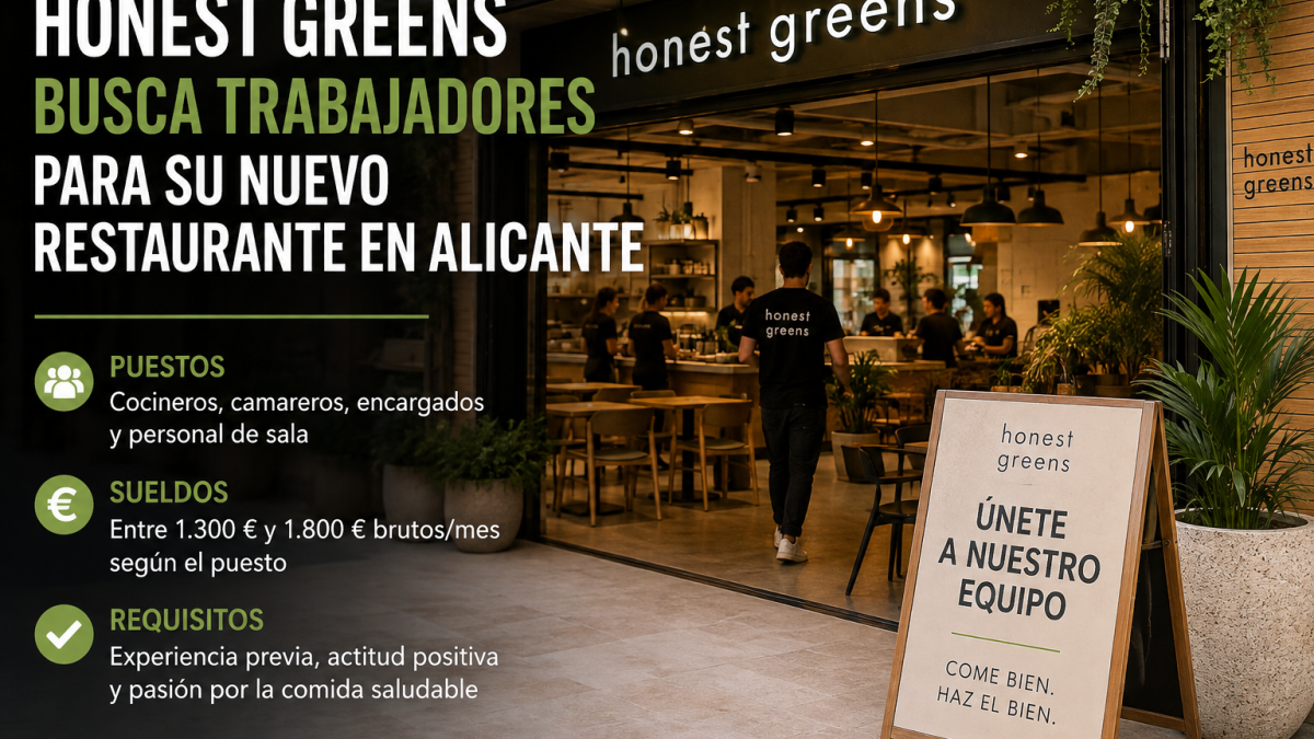 Una conocida cadena busca trabajadores en Alicante: ofrece contratos indefinidos y sueldos de hasta 30.000 euros