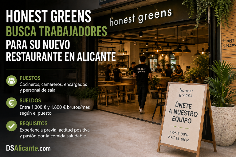 Una conocida cadena busca trabajadores en Alicante: ofrece contratos indefinidos y sueldos de hasta 30.000 euros
