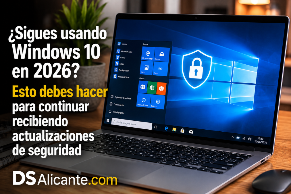 Windows 10 sigue funcionando en 2026, pero terminó su soporte general. Consulta cómo proteger tu PC y las opciones disponibles para actualizarlo.