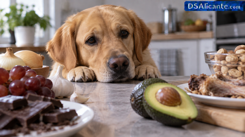 10 alimentos que un perro nunca debería comer