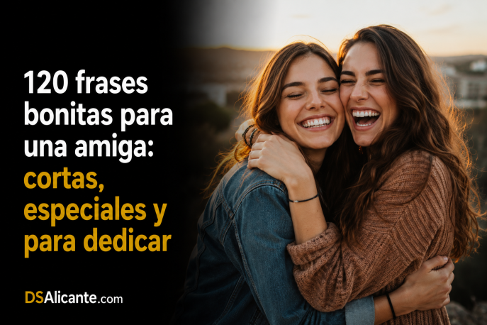 120 frases bonitas para una amiga: cortas y especiales