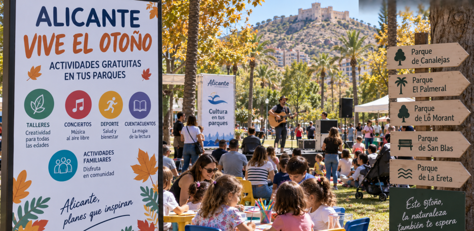 Actividades gratis en Alicante este otoño: fechas y parques