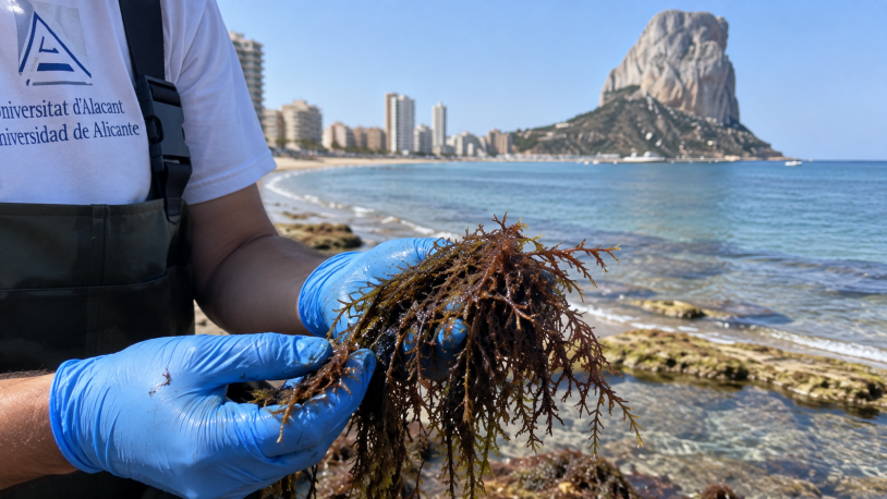 Alga invasora en Calpe: la UA confirma su llegada junto al Peñón de Ifach