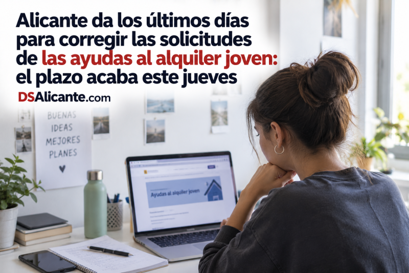 Ayudas alquiler joven Alicante: plazo hasta el 10 de septiembre