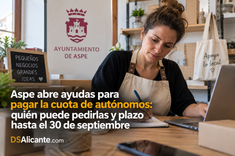 Ayudas autónomos Aspe 2026: requisitos y plazo