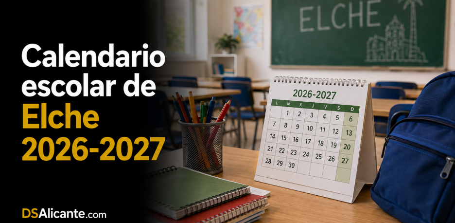 Calendario escolar Elche 2026-2027: días sin clase