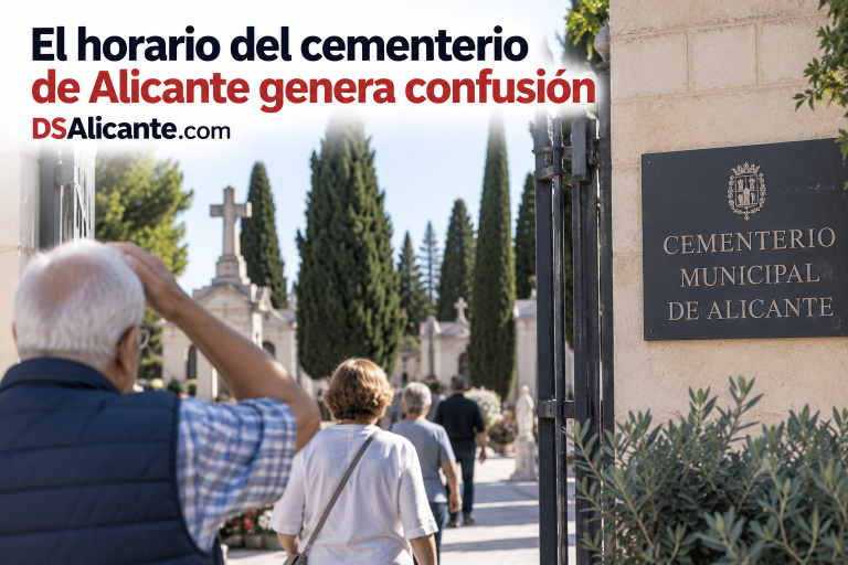Cementerio de Alicante: polémica por el horario de septiembre
