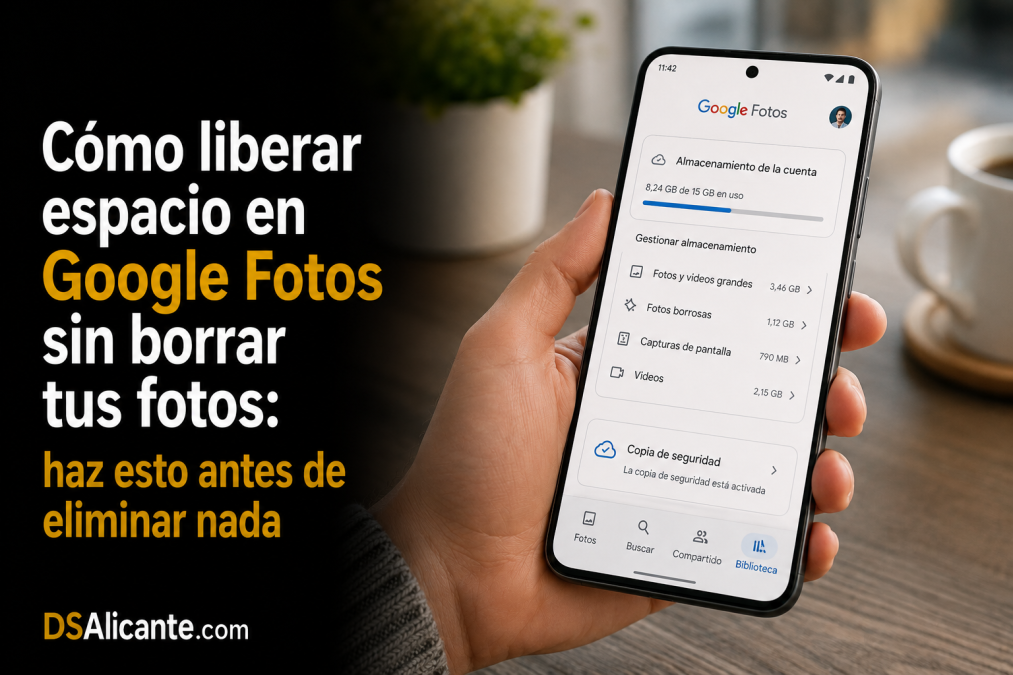Cómo liberar espacio en Google Fotos sin borrar tus fotos