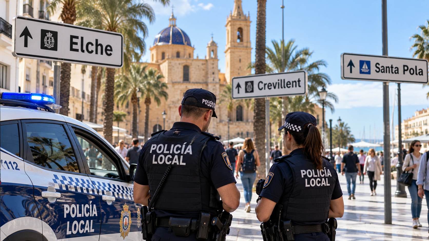 Criminalidad en Elche: sube un 2,4% mientras baja en Crevillent y Santa Pola