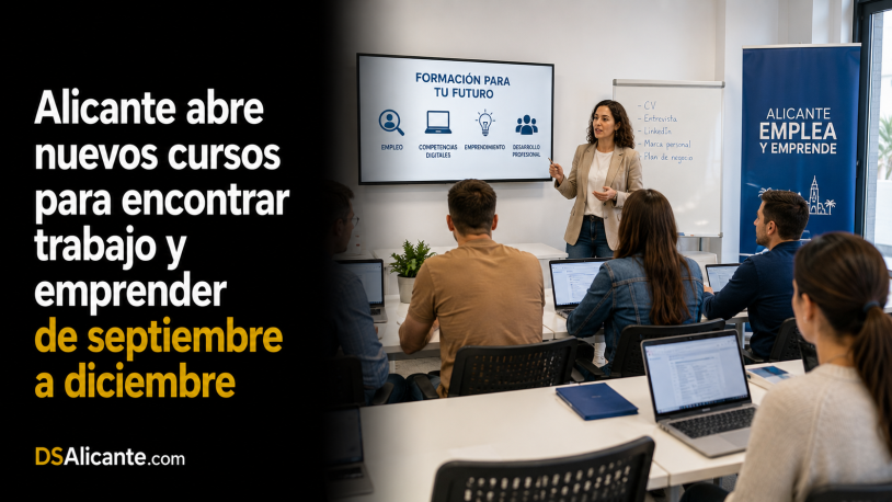 Cursos de empleo en Alicante 2026: nueva formación
