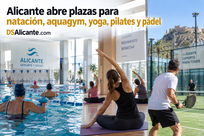 Deportes Alicante 2026-2027: natación, yoga y pilates