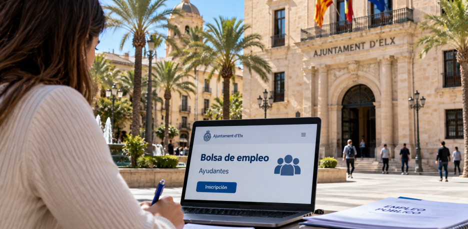 Elche abre una bolsa de empleo de ayudantes: plazo y cómo inscribirse