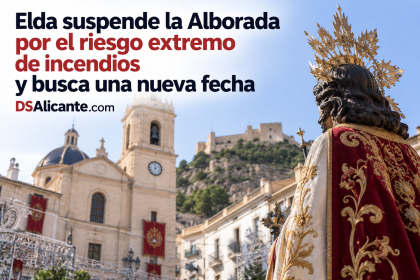 Elda suspende la Alborada por el riesgo extremo de incendios y busca una nueva fecha