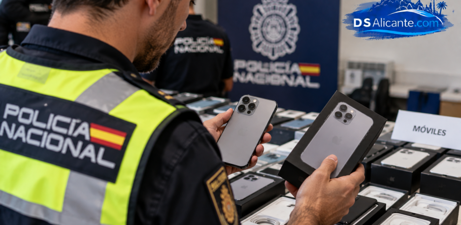 Estafa con móviles falsos en Alicante: pagaban hasta 900 €