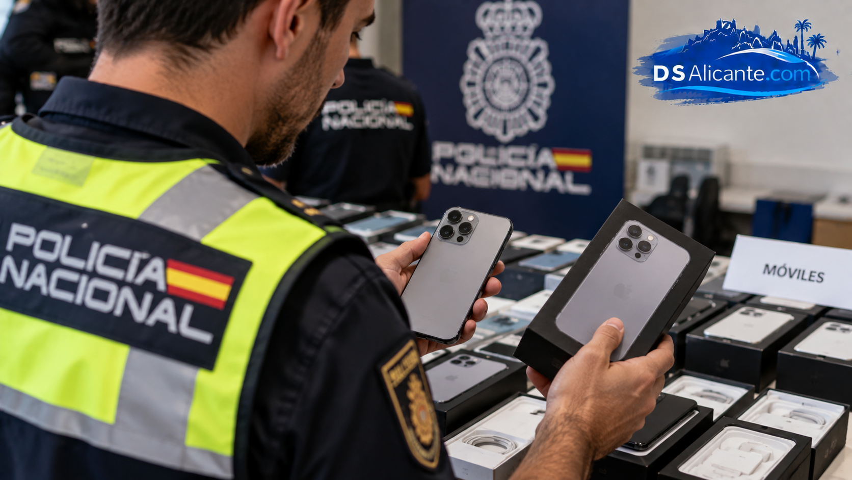 Estafa con móviles falsos en Alicante: pagaban hasta 900 €