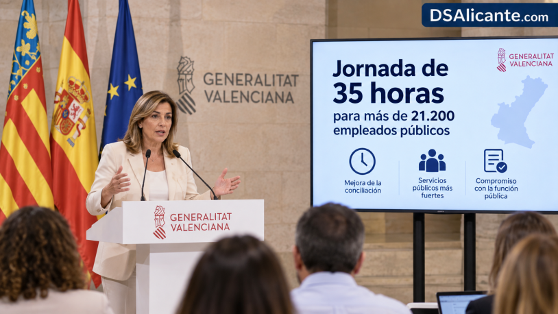 Generalitat acuerda la jornada laboral de 35 horas