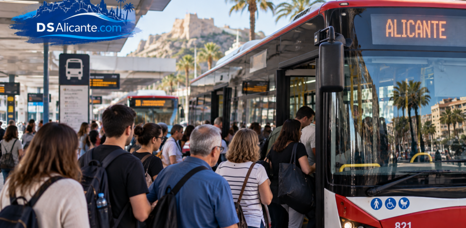 Huelga de autobuses en Alicante: líneas y servicios mínimos
