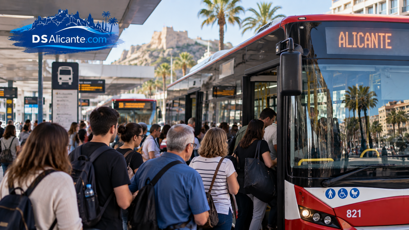 Huelga de autobuses en Alicante: líneas y servicios mínimos