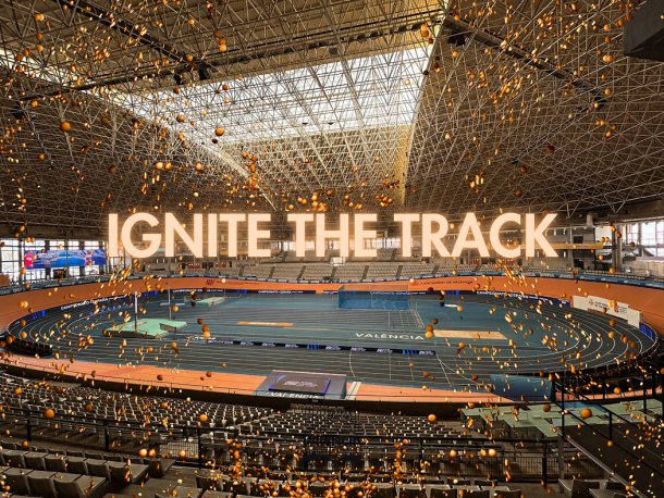 Valencia 2027 enciende la mecha del Europeo de Atletismo en Pista Cubierta bajo el lema “Ignite the Track”