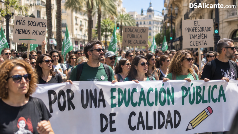 Manifestación educativa en Alicante: cuándo es y qué reclaman
