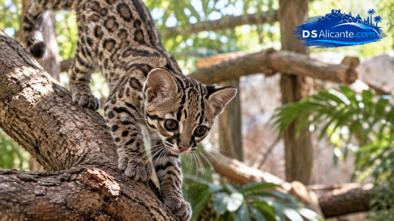 Nace una cría de margay en Terra Natura Benidorm