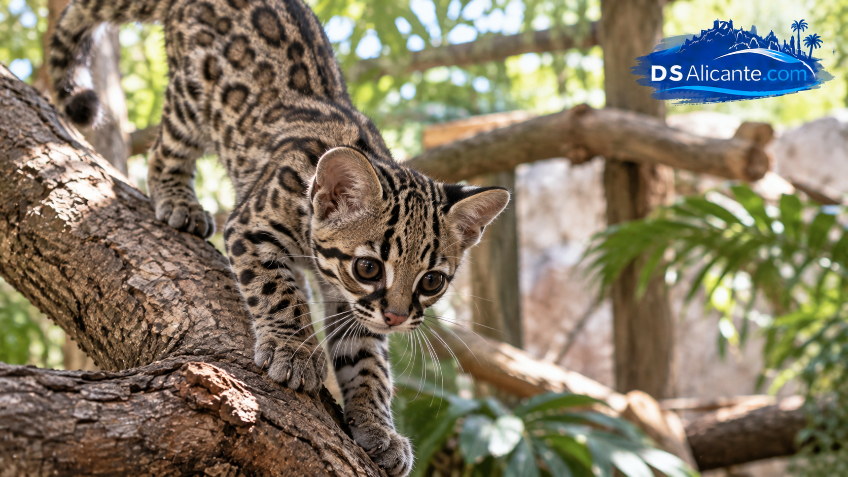 Nace una cría de margay en Terra Natura Benidorm