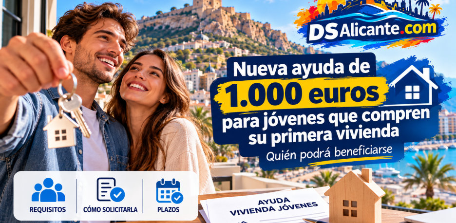 Nueva ayuda de 1.000 € para comprar la primera vivienda: requisitos