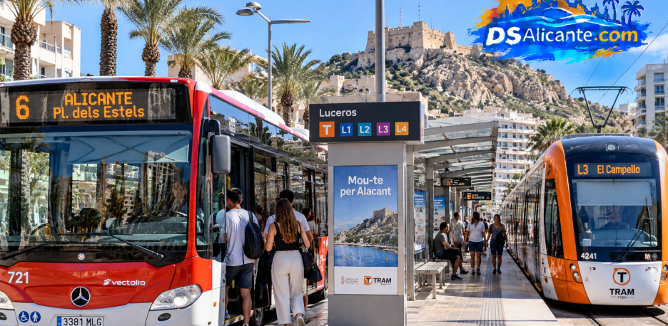 Nuevos precios del bus y TRAM de Alicante desde el 1 de octubre de 2026