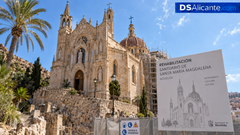 Obras del Santuario de Novelda: así será su rehabilitación