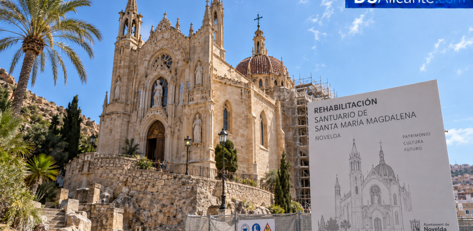 Obras del Santuario de Novelda: así será su rehabilitación