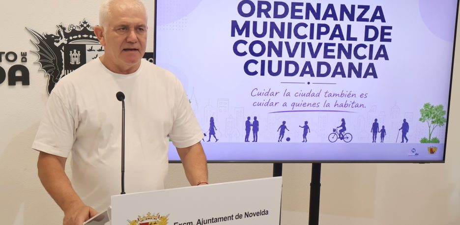 Novelda actualiza su Ordenanza de Convivencia Ciudadana para adaptar y ampliar las normas que regulan la convivencia vecinal