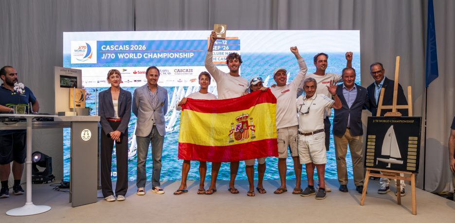 Por primera vez España consigue trofeo en todas las categorías del Mundial de J70, en Cascais