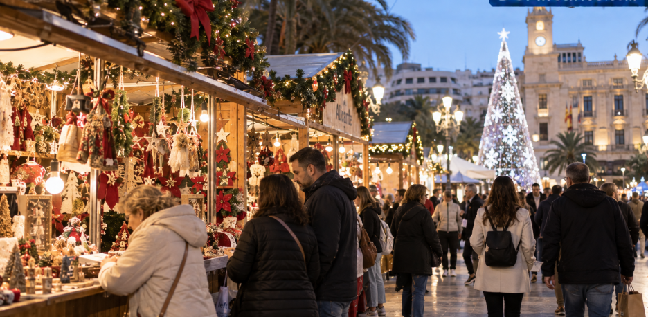 Puestos de Navidad en Alicante 2026: cómo solicitarlos