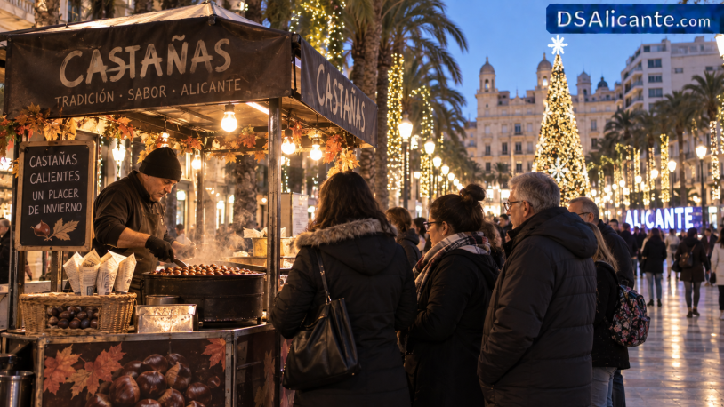 Puestos de castañas en Alicante 2026: fechas y horarios