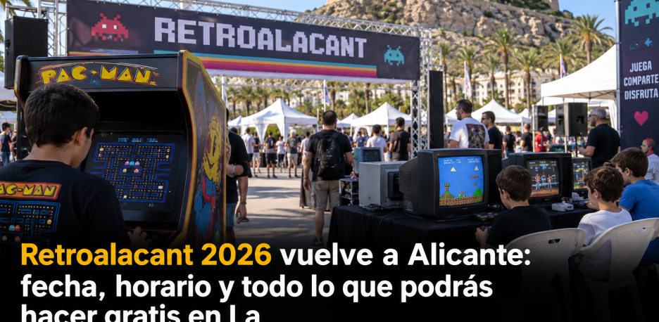 Retroalacant 2026: fecha, horario y actividades gratis