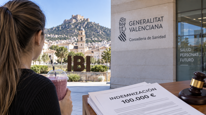 Sanidad indemnizará con 100.000 euros a una joven de Ibi
