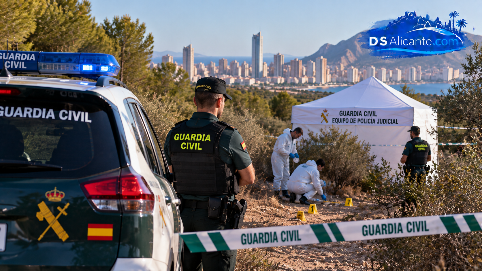 Tres detenidos en Benidorm por la muerte de una mujer
