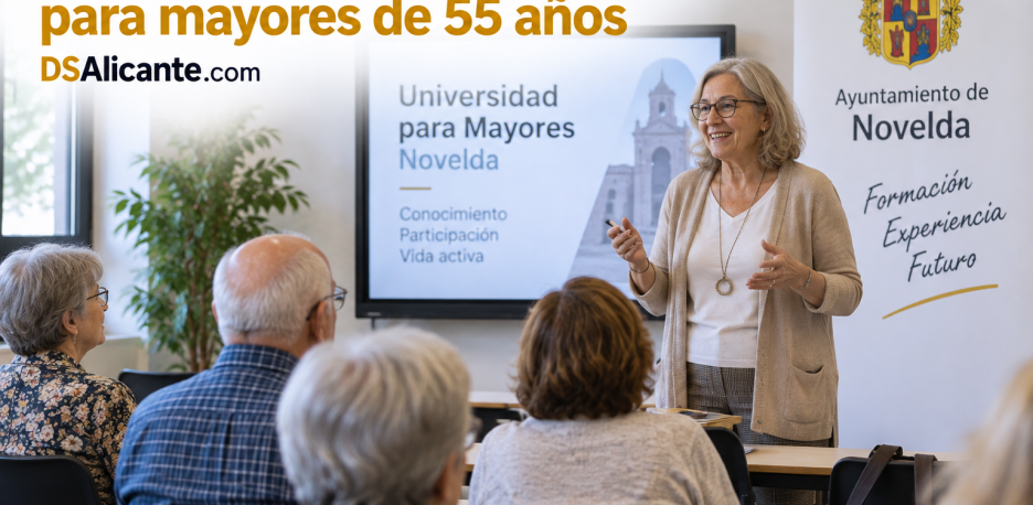 Universidad para mayores en Novelda: inscripción AUNEX 2026