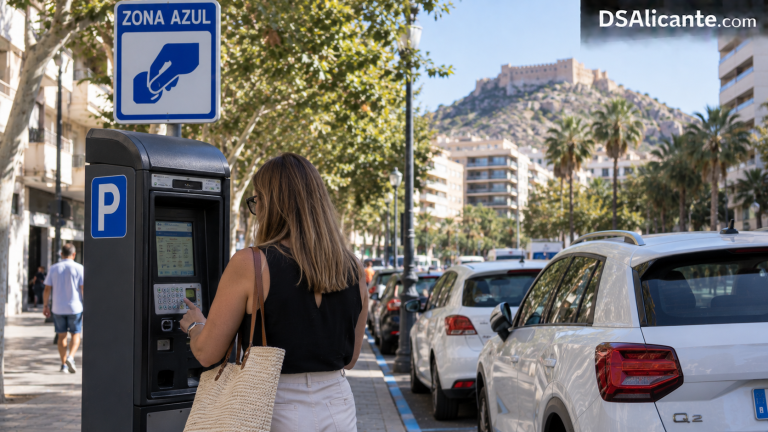 Zona azul Alicante 2026: horarios, precios y días gratis