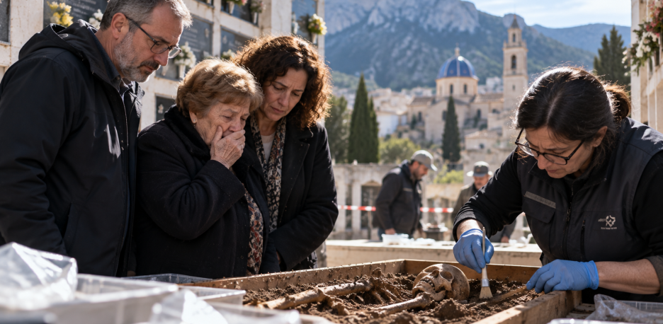 Alcoy recupera los restos de un maestro fusilado hace 86 años