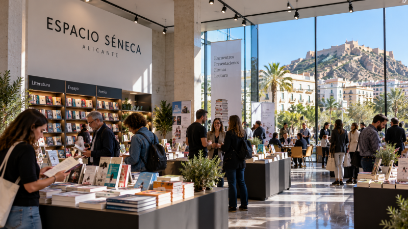 Alicante abre el Espacio Séneca a cinco librerías locales