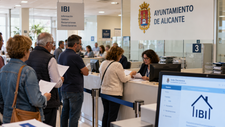 Alicante abre reclamaciones por la rebaja del IBI: plazo y cambios