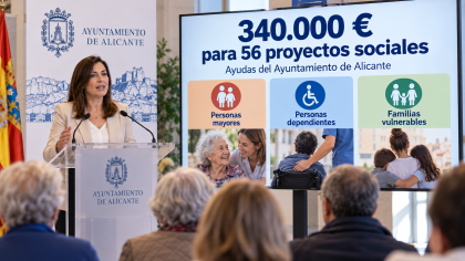 Alicante aprueba 340.000 € para 56 proyectos sociales