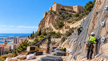 Alicante invertirá 5,56 millones en asegurar el Benacantil