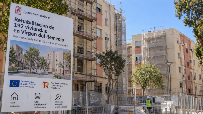 Alicante rehabilitará 192 viviendas en Virgen del Remedio