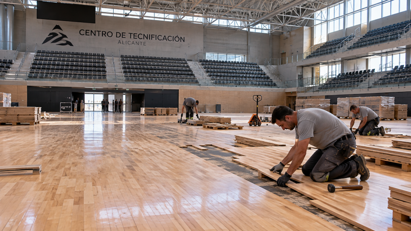 Alicante renovará el parquet del Pedro Ferrándiz por 196.000 €