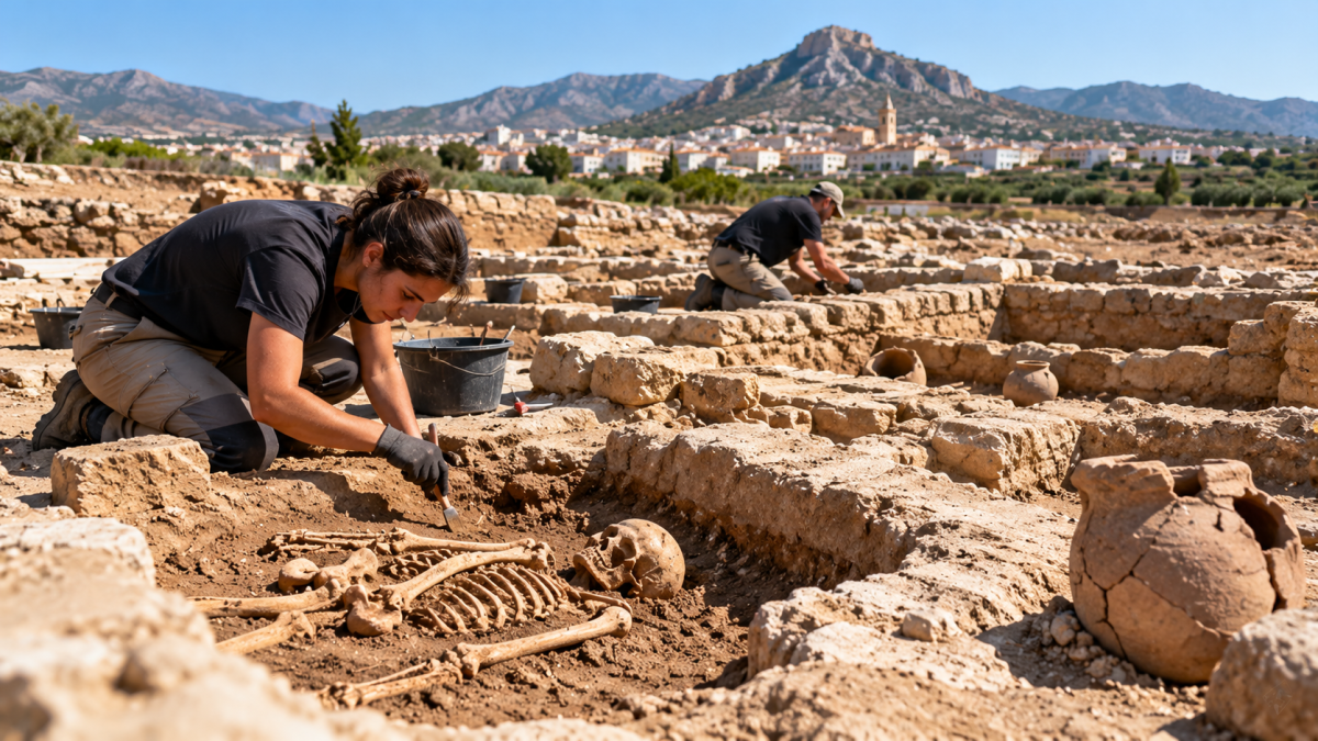 Aspe descubre viviendas y sepulturas de hace 4.000 años