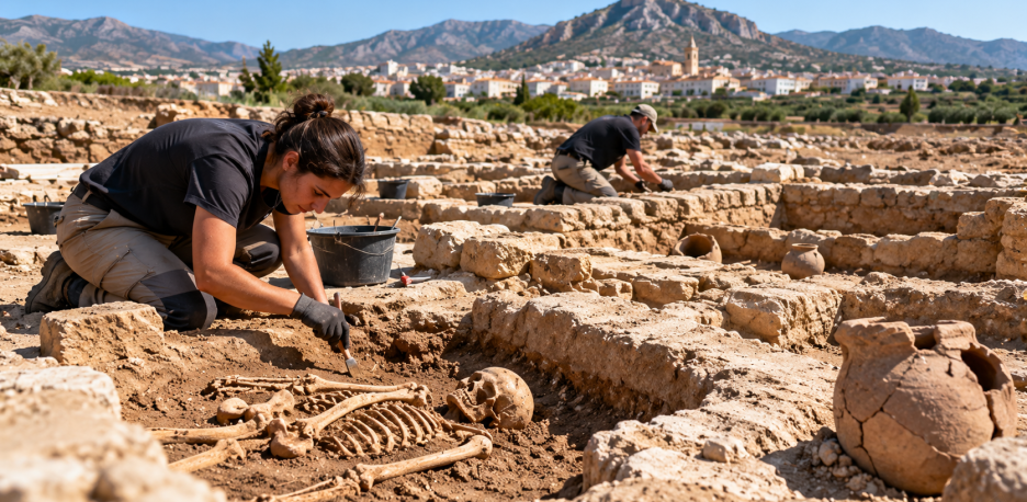 Aspe descubre viviendas y sepulturas de hace 4.000 años