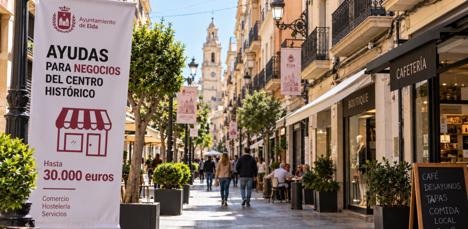 Ayudas negocios Elda 2026: hasta 30.000 € y plazo en octubre